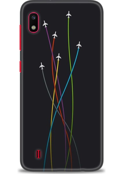 Samsung Galaxy A10 Hd Baskılı Kılıf + Seramik Tam Kaplayan Ekran Koruyucu 385