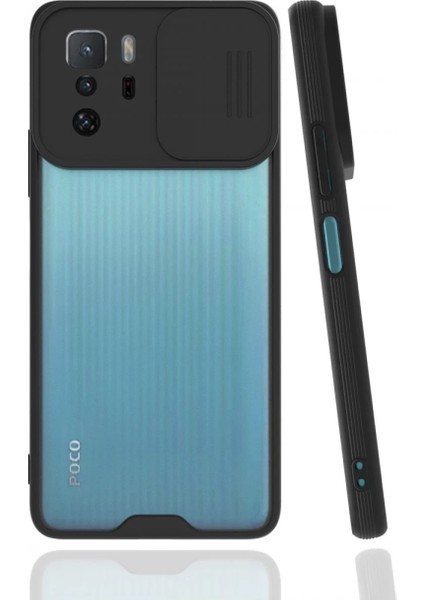 Xiaomi Poco X3 Gt Kılıf Platin Kamera Koruma Silikon - Siyah Zrnet