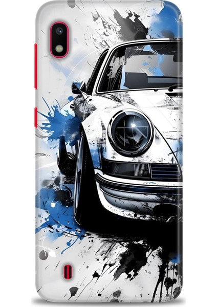 Samsung Galaxy A10 Hd Baskılı Kılıf + Seramik Tam Kaplayan Ekran Koruyucu 487