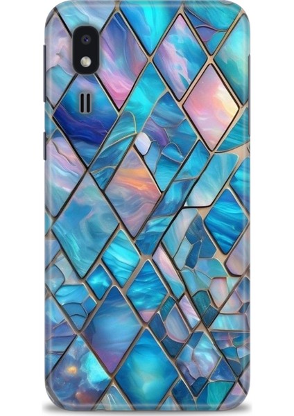 Samsung Galaxy A2 Core Hd Baskılı Kılıf + Seramik Tam Kaplayan Ekran Koruyucu 338