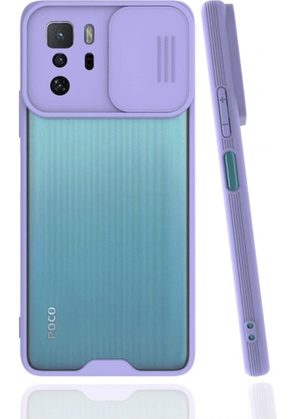 Xiaomi Poco X3 Gt Kılıf Platin Kamera Koruma Silikon - Lila Zrnet