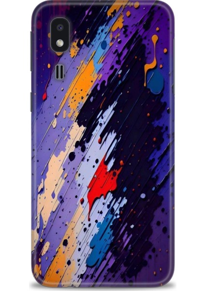 Samsung Galaxy A2 Core Hd Baskılı Kılıf + Seramik Tam Kaplayan Ekran Koruyucu 436
