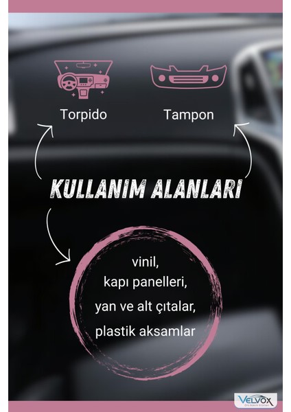 Torpido Bakım Sütü 500 ml (JEL FORMU) Sünger Hediye, Torpido Temizleyici, Torpido Bakım