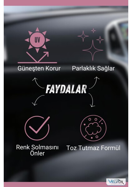 Torpido Bakım Sütü 500 ml (JEL FORMU) Sünger Hediye, Torpido Temizleyici, Torpido Bakım