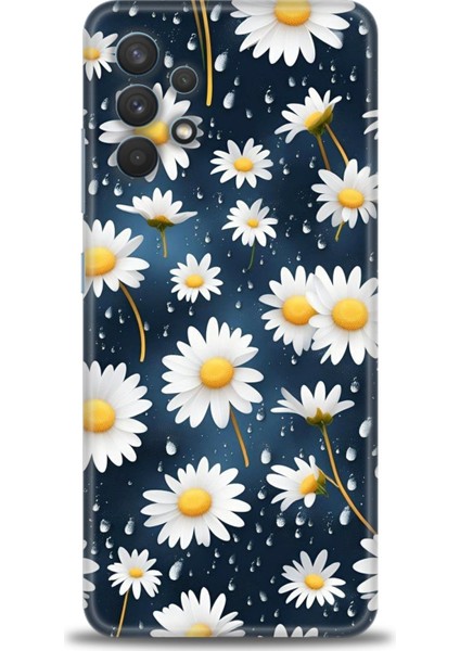Samsung Galaxy A32 Hd Baskılı Kılıf + Seramik Tam Kaplayan Ekran Koruyucu 132