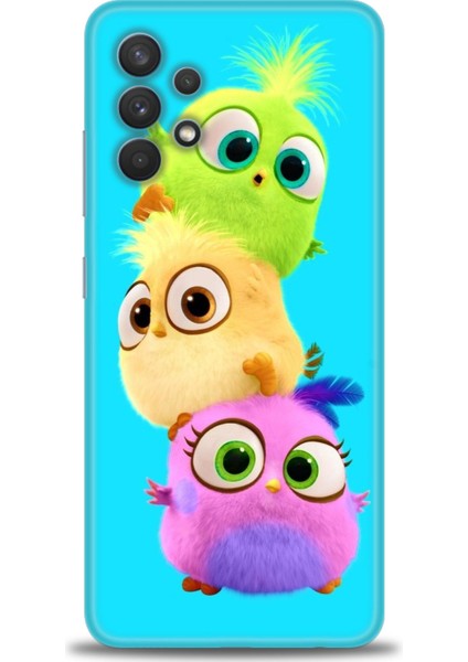 Samsung Galaxy A32 Hd Baskılı Kılıf + Seramik Tam Kaplayan Ekran Koruyucu 369