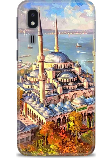 Samsung Galaxy A2 Core Hd Baskılı Kılıf + Seramik Tam Kaplayan Ekran Koruyucu 226