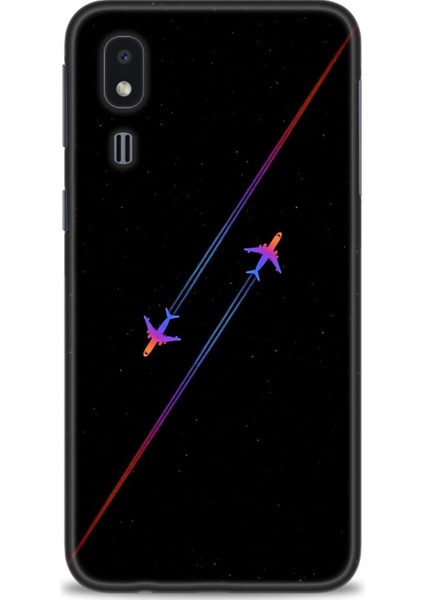 Samsung Galaxy A2 Core Hd Baskılı Kılıf + Seramik Tam Kaplayan Ekran Koruyucu 390