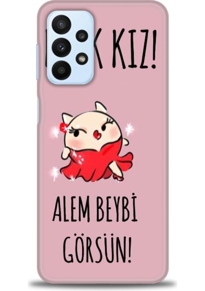 Samsung Galaxy A23 4g Hd Baskılı Kılıf + Seramik Tam Kaplayan Ekran Koruyucu 165
