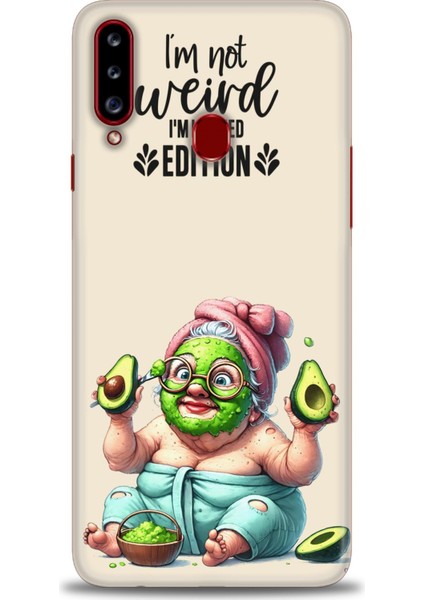 Samsung Galaxy A20S Hd Baskılı Kılıf + Seramik Tam Kaplayan Ekran Koruyucu 43