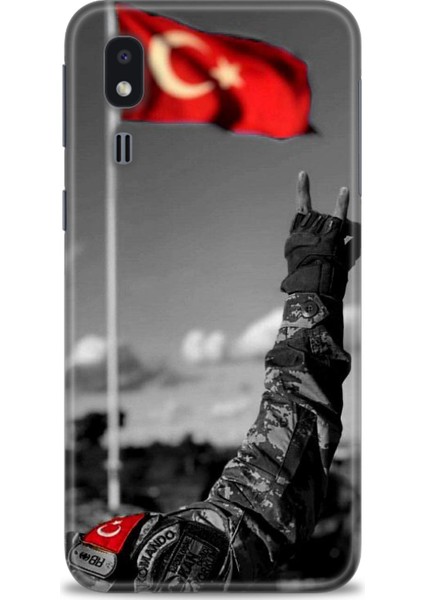 Samsung Galaxy A2 Core Hd Baskılı Kılıf + Seramik Tam Kaplayan Ekran Koruyucu 35