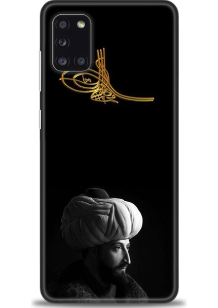 Samsung Galaxy A31 Hd Baskılı Kılıf + Seramik Tam Kaplayan Ekran Koruyucu 465