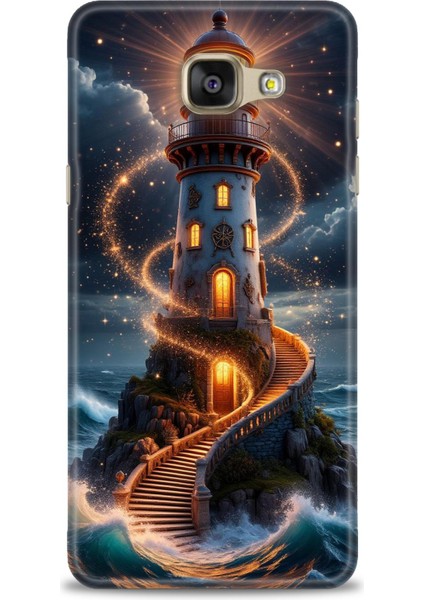 Samsung Galaxy A3 2016 Hd Baskılı Kılıf + Seramik Tam Kaplayan Ekran Koruyucu 232