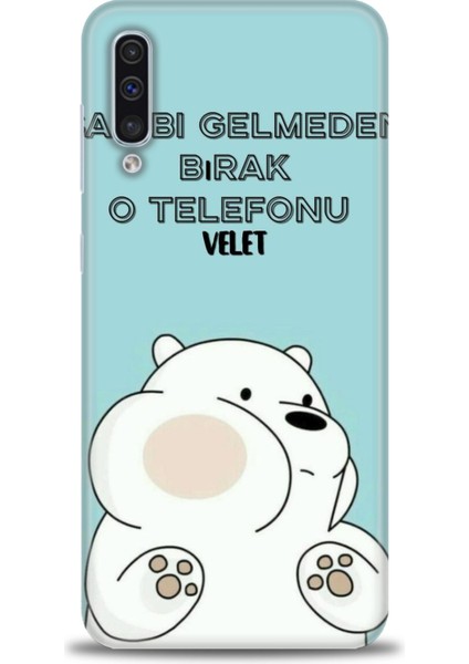 Samsung Galaxy A30S Hd Baskılı Kılıf + Seramik Tam Kaplayan Ekran Koruyucu 160
