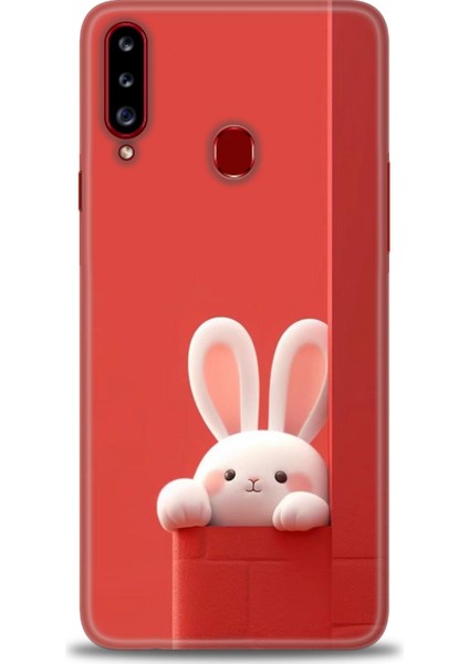 Samsung Galaxy A20S Hd Baskılı Kılıf + Seramik Tam Kaplayan Ekran Koruyucu 77