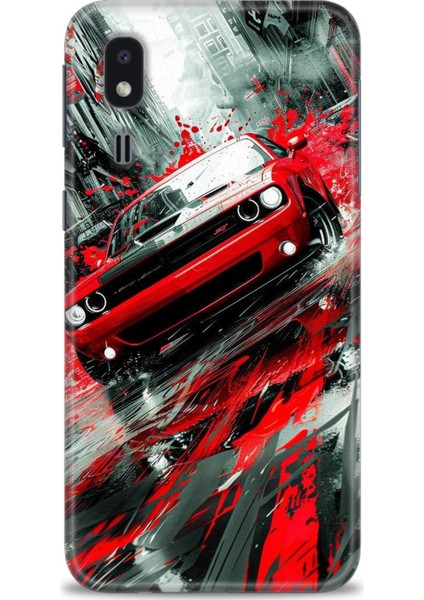 Samsung Galaxy A2 Core Hd Baskılı Kılıf + Seramik Tam Kaplayan Ekran Koruyucu 106