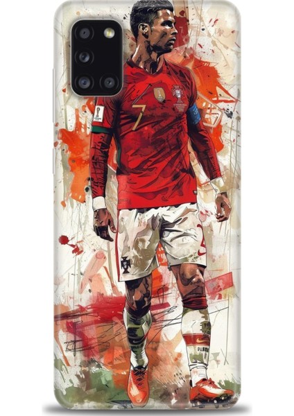 Samsung Galaxy A31 Hd Baskılı Kılıf + Seramik Tam Kaplayan Ekran Koruyucu 2