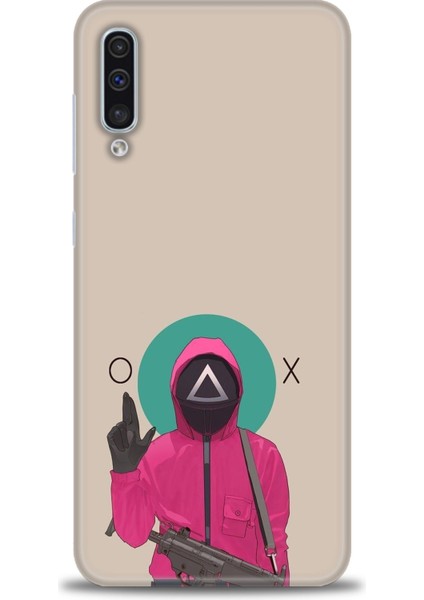 Samsung Galaxy A30S Hd Baskılı Kılıf + Seramik Tam Kaplayan Ekran Koruyucu 286