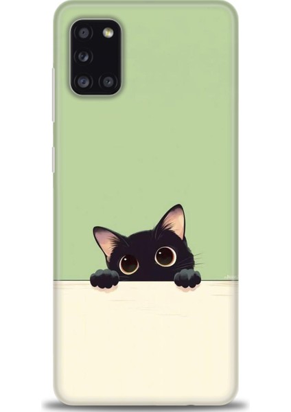 Samsung Galaxy A31 Hd Baskılı Kılıf + Seramik Tam Kaplayan Ekran Koruyucu 68