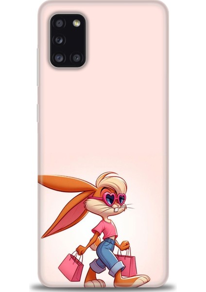 Samsung Galaxy A31 Hd Baskılı Kılıf + Seramik Tam Kaplayan Ekran Koruyucu 404