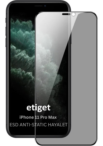 iPhone 11 Pro Max ”esd Antı-Statıc” Gizli Hayalet Cam Ekran Koruyucu