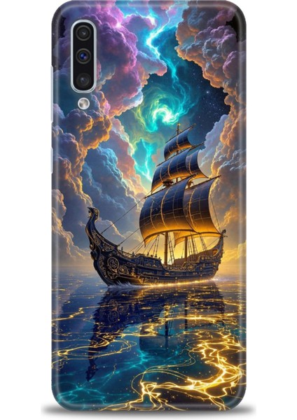 Samsung Galaxy A30S Hd Baskılı Kılıf + Seramik Tam Kaplayan Ekran Koruyucu 233