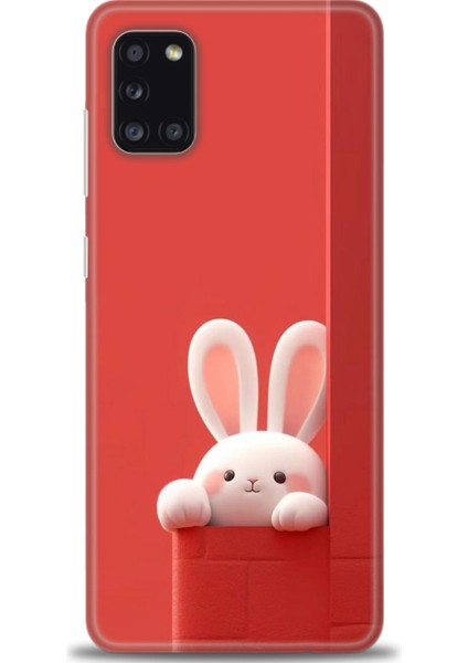 Samsung Galaxy A31 Hd Baskılı Kılıf + Seramik Tam Kaplayan Ekran Koruyucu 77