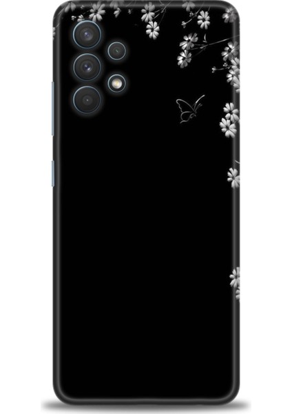 Samsung Galaxy A32 Hd Baskılı Kılıf + Seramik Tam Kaplayan Ekran Koruyucu 140