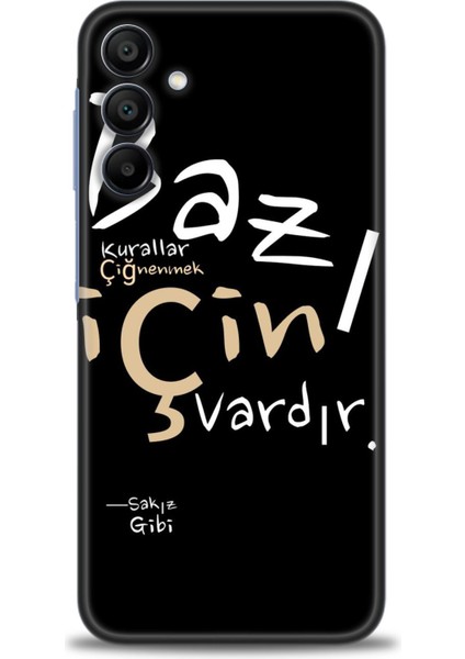 Samsung Galaxy A25 5g Hd Baskılı Kılıf + Seramik Tam Kaplayan Ekran Koruyucu 394