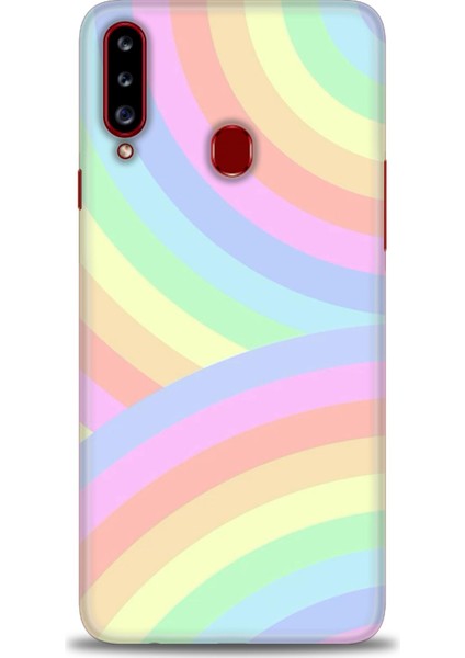 Samsung Galaxy A20S Hd Baskılı Kılıf + Seramik Tam Kaplayan Ekran Koruyucu 425