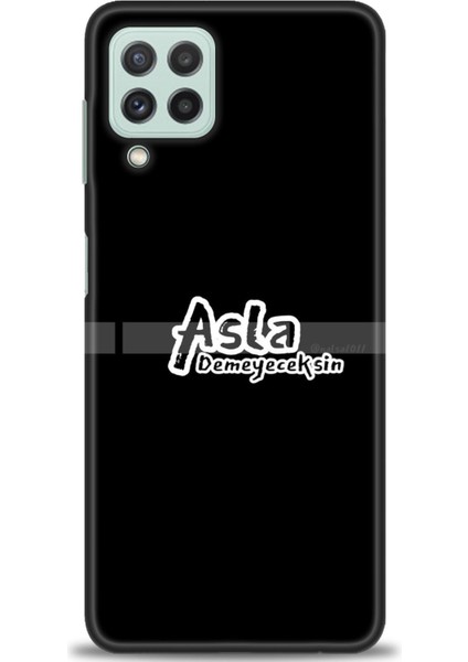 Samsung Galaxy A22 Hd Baskılı Kılıf + Seramik Tam Kaplayan Ekran Koruyucu 397