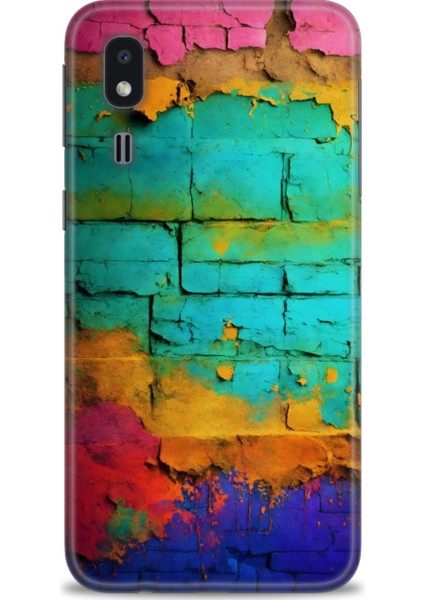 Samsung Galaxy A2 Core Hd Baskılı Kılıf + Seramik Tam Kaplayan Ekran Koruyucu 437