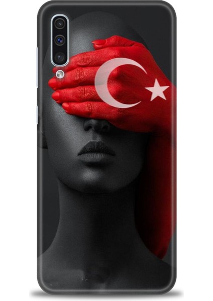 Samsung Galaxy A30S Hd Baskılı Kılıf + Seramik Tam Kaplayan Ekran Koruyucu 246
