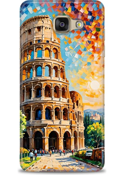 Samsung Galaxy A3 2016 Hd Baskılı Kılıf + Seramik Tam Kaplayan Ekran Koruyucu 262