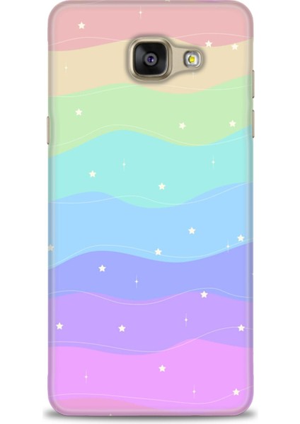 Samsung Galaxy A3 2016 Hd Baskılı Kılıf + Seramik Tam Kaplayan Ekran Koruyucu 423
