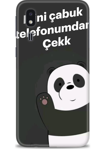 Samsung Galaxy A2 Core Hd Baskılı Kılıf + Seramik Tam Kaplayan Ekran Koruyucu 156