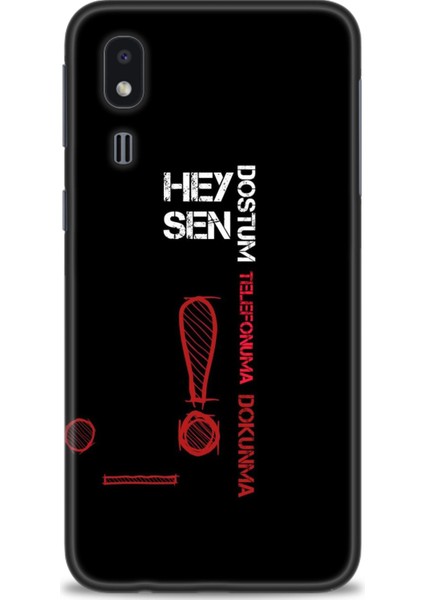 Samsung Galaxy A2 Core Hd Baskılı Kılıf + Seramik Tam Kaplayan Ekran Koruyucu 392