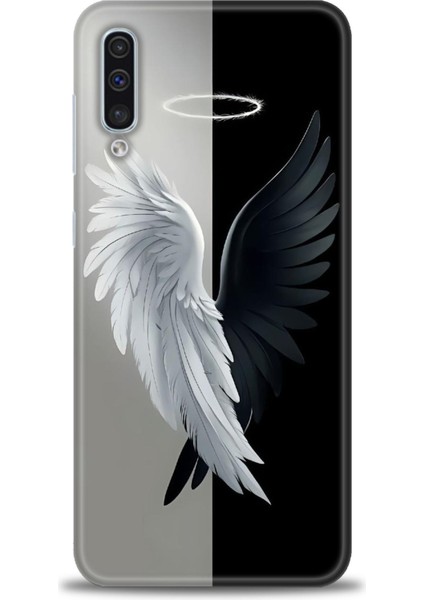 Samsung Galaxy A30S Hd Baskılı Kılıf + Seramik Tam Kaplayan Ekran Koruyucu 146