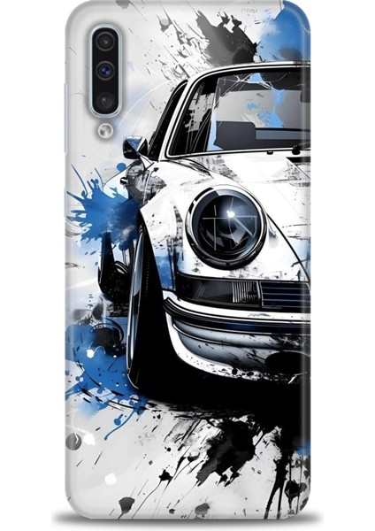 Samsung Galaxy A30S Hd Baskılı Kılıf + Seramik Tam Kaplayan Ekran Koruyucu 487