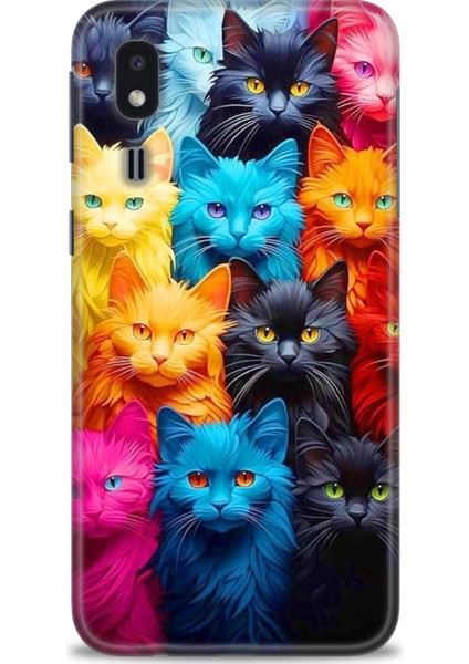 Samsung Galaxy A2 Core Hd Baskılı Kılıf + Seramik Tam Kaplayan Ekran Koruyucu 70