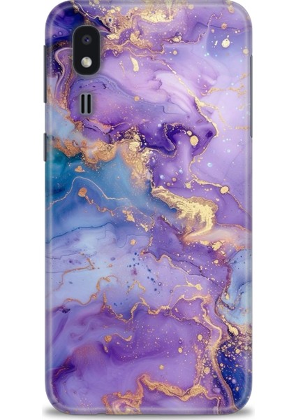 Samsung Galaxy A2 Core Hd Baskılı Kılıf + Seramik Tam Kaplayan Ekran Koruyucu 311