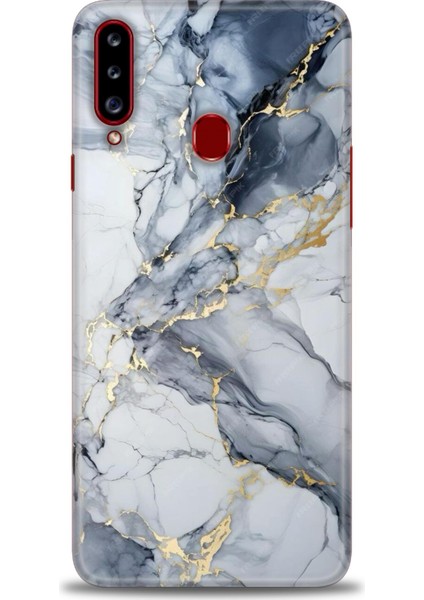 Samsung Galaxy A20S Hd Baskılı Kılıf + Seramik Tam Kaplayan Ekran Koruyucu 319