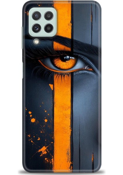 Samsung Galaxy A22 Hd Baskılı Kılıf + Seramik Tam Kaplayan Ekran Koruyucu 142