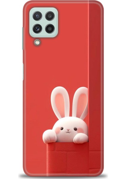 Samsung Galaxy A22 Hd Baskılı Kılıf + Seramik Tam Kaplayan Ekran Koruyucu 77