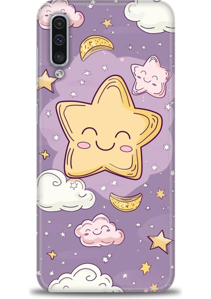 Samsung Galaxy A30S Hd Baskılı Kılıf + Seramik Tam Kaplayan Ekran Koruyucu 309