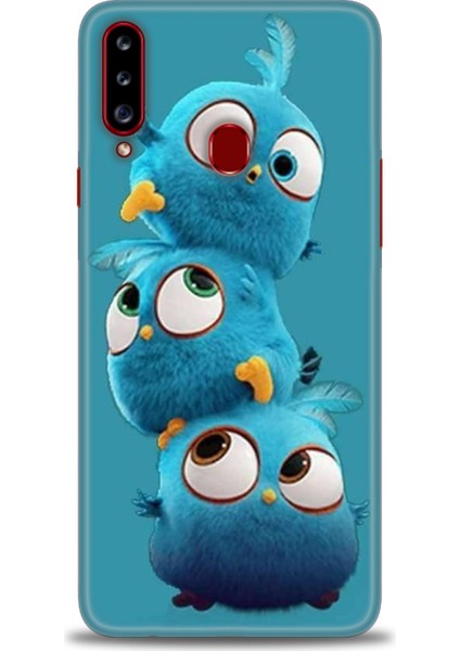 Samsung Galaxy A20S Hd Baskılı Kılıf + Seramik Tam Kaplayan Ekran Koruyucu 365