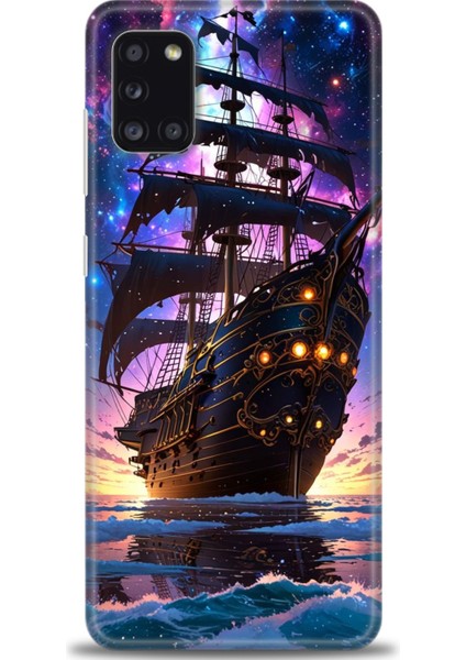 Samsung Galaxy A31 Hd Baskılı Kılıf + Seramik Tam Kaplayan Ekran Koruyucu 236