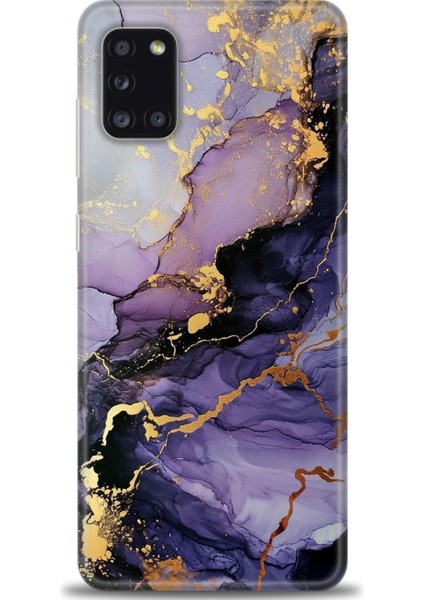 Samsung Galaxy A31 Hd Baskılı Kılıf + Seramik Tam Kaplayan Ekran Koruyucu 315