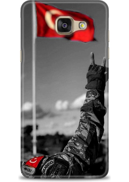 Samsung Galaxy A3 2016 Hd Baskılı Kılıf + Seramik Tam Kaplayan Ekran Koruyucu 35