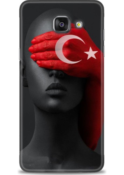 Samsung Galaxy A5 2016 Hd Baskılı Kılıf + Seramik Tam Kaplayan Ekran Koruyucu 246